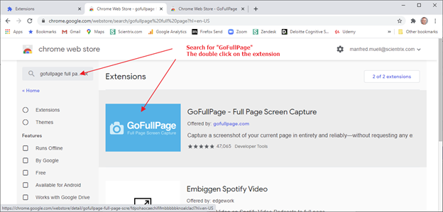 chrome full page screenshot extension download